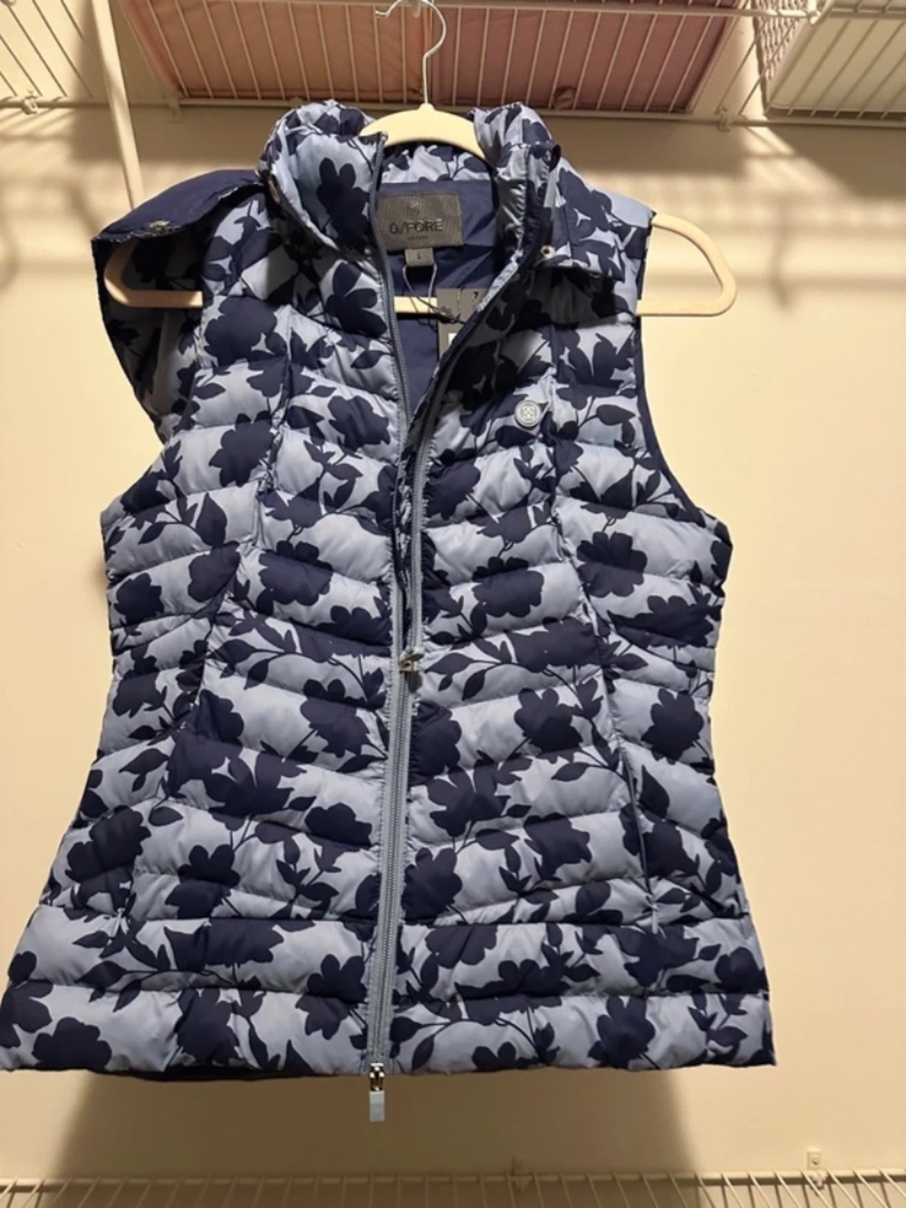 NWT G/Fore Floral Puff Vest